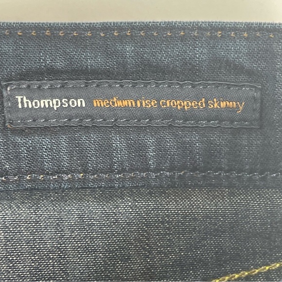 Citizens of Humanity Thompson Medium Rise Cropped Skinny Jean dark - Picture 8 of 17